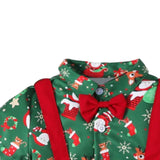 Maxbell Christmas Outfits with Bow Tie Christmas Costume for Kids Children Festivals 80cm