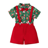 Maxbell Christmas Outfits with Bow Tie Christmas Costume for Kids Children Festivals 110cm