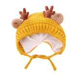 Maxbell Baby Winter Hat Lightweight Knitted Hat for Toddlers Children Girls Boys Yellow