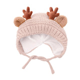 Maxbell Baby Winter Hat Lightweight Knitted Hat for Toddlers Children Girls Boys Beige