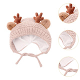 Maxbell Baby Winter Hat Lightweight Knitted Hat for Toddlers Children Girls Boys Beige