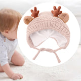Maxbell Baby Winter Hat Lightweight Knitted Hat for Toddlers Children Girls Boys Beige