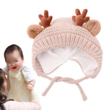 Maxbell Baby Winter Hat Lightweight Knitted Hat for Toddlers Children Girls Boys Beige