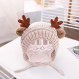 Maxbell Baby Winter Hat Lightweight Knitted Hat for Toddlers Children Girls Boys Beige