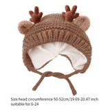 Maxbell Baby Winter Hat Lightweight Knitted Hat for Toddlers Children Girls Boys Brown