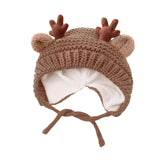 Maxbell Baby Winter Hat Lightweight Knitted Hat for Toddlers Children Girls Boys Brown