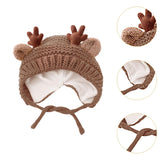 Maxbell Baby Winter Hat Lightweight Knitted Hat for Toddlers Children Girls Boys Brown