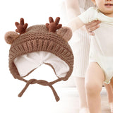 Maxbell Baby Winter Hat Lightweight Knitted Hat for Toddlers Children Girls Boys Brown