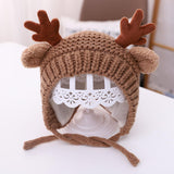 Maxbell Baby Winter Hat Lightweight Knitted Hat for Toddlers Children Girls Boys Brown