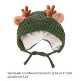 Maxbell Baby Winter Hat Lightweight Knitted Hat for Toddlers Children Girls Boys Green