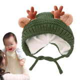 Maxbell Baby Winter Hat Lightweight Knitted Hat for Toddlers Children Girls Boys Green