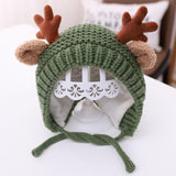 Maxbell Baby Winter Hat Lightweight Knitted Hat for Toddlers Children Girls Boys Green