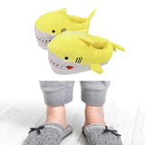 Maxbell Shark Slippers Winter Cartoon Indoor Shoes Keep Warm Anti Slip Kids Slippers Yellow