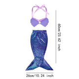 Mermaid Tail Costume Halloween Costume for Toddlers Theme Parties Carnivals