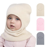 Maxbell Kids Winter Hat Warm Cap Snow Hat Trendy Girls Boys Cold Weather Knitted Hat Pink