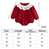 Maxbell Toddlers Baby Girl Clothes with Elastic Cuffs with Snap Button Newborn Romper Fit height 80 cm