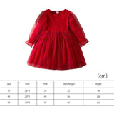 Maxbell Girls Christmas Red Dress Decoration for Role Playing Party Supplies Festive 3 Years