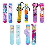 Maxbell 1 Pair Knee Socks Cartoon Pattern Socks Novelty Festival Long Socks for Kids Style A