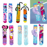Maxbell 1 Pair Knee Socks Cartoon Pattern Socks Novelty Festival Long Socks for Kids Style A