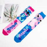 Maxbell 1 Pair Knee Socks Cartoon Pattern Socks Novelty Festival Long Socks for Kids Style A