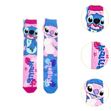 Maxbell 1 Pair Knee Socks Cartoon Pattern Socks Novelty Festival Long Socks for Kids Style A