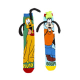 Maxbell 1 Pair Knee Socks Cartoon Pattern Socks Novelty Festival Long Socks for Kids Style B