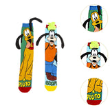 Maxbell 1 Pair Knee Socks Cartoon Pattern Socks Novelty Festival Long Socks for Kids Style B