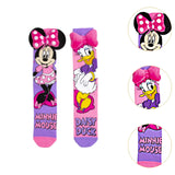 Maxbell 1 Pair Knee Socks Cartoon Pattern Socks Novelty Festival Long Socks for Kids Style C