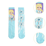 Maxbell 1 Pair Knee Socks Cartoon Pattern Socks Novelty Festival Long Socks for Kids Style D