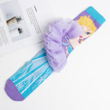 Maxbell 1 Pair Knee Socks Cartoon Pattern Socks Novelty Festival Long Socks for Kids Style E