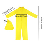 Maxbell Kids Jumpsuit Novelty Breathable Outfit for Easter Stage Show World Book Day S