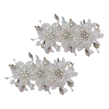 Maxbell 2Pcs Shoes Decoration Charm Bridal Shoe Clip Ornament for Banquet Party Prom
