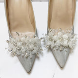 Maxbell 2Pcs Shoes Decoration Charm Bridal Shoe Clip Ornament for Banquet Party Prom