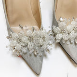 Maxbell 2Pcs Shoes Decoration Charm Bridal Shoe Clip Ornament for Banquet Party Prom