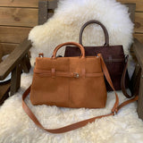 Maxbell Tote Bag for Women Satchel Bag Fashion Crossbody Bag for Work Vacation Party Brown