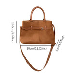 Maxbell Tote Bag for Women Satchel Bag Fashion Crossbody Bag for Work Vacation Party Brown