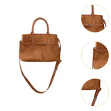 Maxbell Tote Bag for Women Satchel Bag Fashion Crossbody Bag for Work Vacation Party Brown
