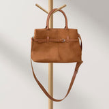 Maxbell Tote Bag for Women Satchel Bag Fashion Crossbody Bag for Work Vacation Party Brown