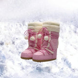 Maxbell Womens Winter Snow Boots Non Slip Warm Warm Shoes for Hiker Trekking Outdoor 35 to 37