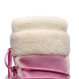 Maxbell Womens Winter Snow Boots Non Slip Warm Warm Shoes for Hiker Trekking Outdoor 38 to 40