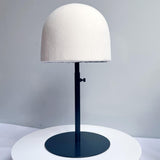 Maxbell Hat Display Stand Metal Hat Rack for Cabinet Office Wig Styling Practice Black