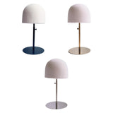 Maxbell Hat Display Stand Metal Hat Rack for Cabinet Office Wig Styling Practice Black