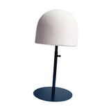 Maxbell Hat Display Stand Metal Hat Rack for Cabinet Office Wig Styling Practice Black