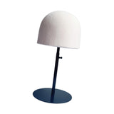Maxbell Hat Display Stand Metal Hat Rack for Cabinet Office Wig Styling Practice Black