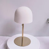 Maxbell Hat Display Stand Metal Hat Rack for Cabinet Office Wig Styling Practice Gold