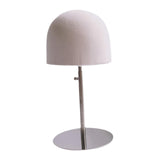 Maxbell Hat Display Stand Metal Hat Rack for Cabinet Office Wig Styling Practice Silver