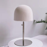 Maxbell Hat Display Stand Metal Hat Rack for Cabinet Office Wig Styling Practice Silver