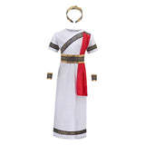 Maxbell Children Roman Costumes Set Robe Stage Cosplay Belt Historical Theme Outfits 130