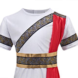 Maxbell Children Roman Costumes Set Robe Stage Cosplay Belt Historical Theme Outfits 140