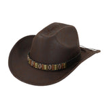 Maxbell Western Cowboy Hat for Women Men Fedora Hat for Outdoor Performance Carnival Style D